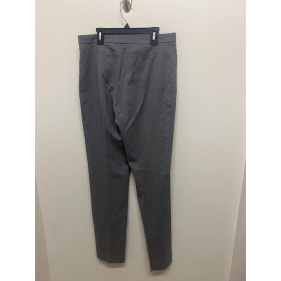 Akris Punto Womens Gray Wool-Blend Straight-Leg Trousers Preppy Slacks  Sz 6 - Picture 3 of 8